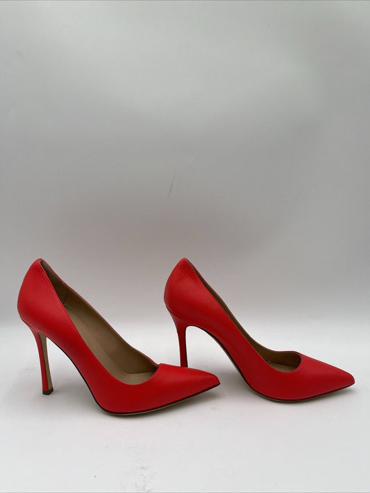 Women’s Footwear Sergio Rossi High Heels Designer shoes Color Red Size 37.5