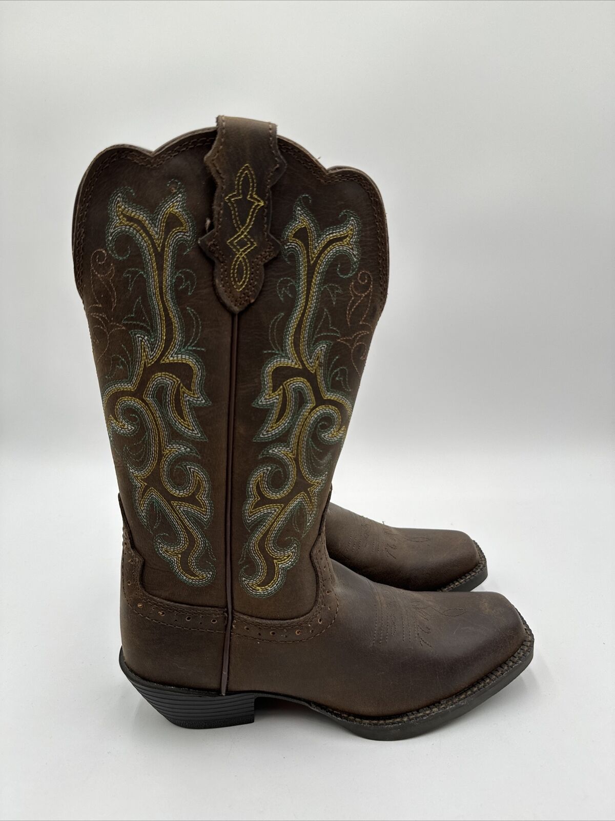 Justin Women's Footwear Western Boots Stampede Sorrel Apache Size 6.5B