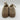 Hush Puppies Bridget Desert Tan Suede Platform Sneakers Beige Size 11 - Very Good