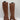 Women’s Vince Brannen Leather Knee-High Boots Brown Size 5M/35 - Very Good