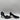 VINCE. Black Leather Square Toe Slip On D’Orsay Pumps Women’s Size 7M/37 - Very Good