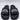 Balenciaga Women’s Black Cities New York Pool Rubber Slide Sandals Size 10 - Very Good