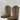 Twisted X Fancy Stitched Brown Leather Round Toe Pull On Western Boots Women 10B - Very Good