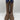 Twisted X Fancy Stitched Brown Leather Round Toe Pull On Western Boots Women 8.5 - Very Good