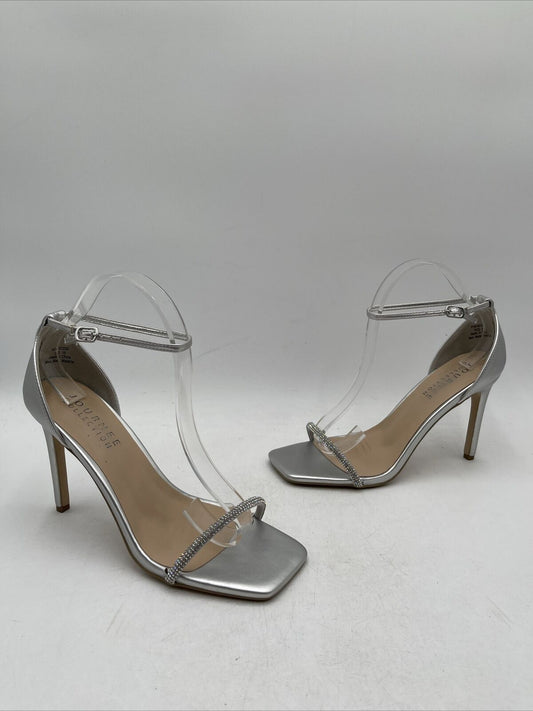 Journee Collection Women’s Footwear Zoya Heels Silver Size 10