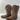 Shyanne Mad Cat Brown Leather Square Toe Pull On Western Boots Women’s Size 11 M - Very Good - UFashionCLT