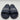 Alexander Mcqueen Beach Sandals Pool Slide Rubber Navy Blue Size 38M - Very Good