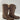 Shyanne Mad Cat Brown Leather Square Toe Pull On Western Boots Women’s Size 11 M - Very Good - UFashionCLT