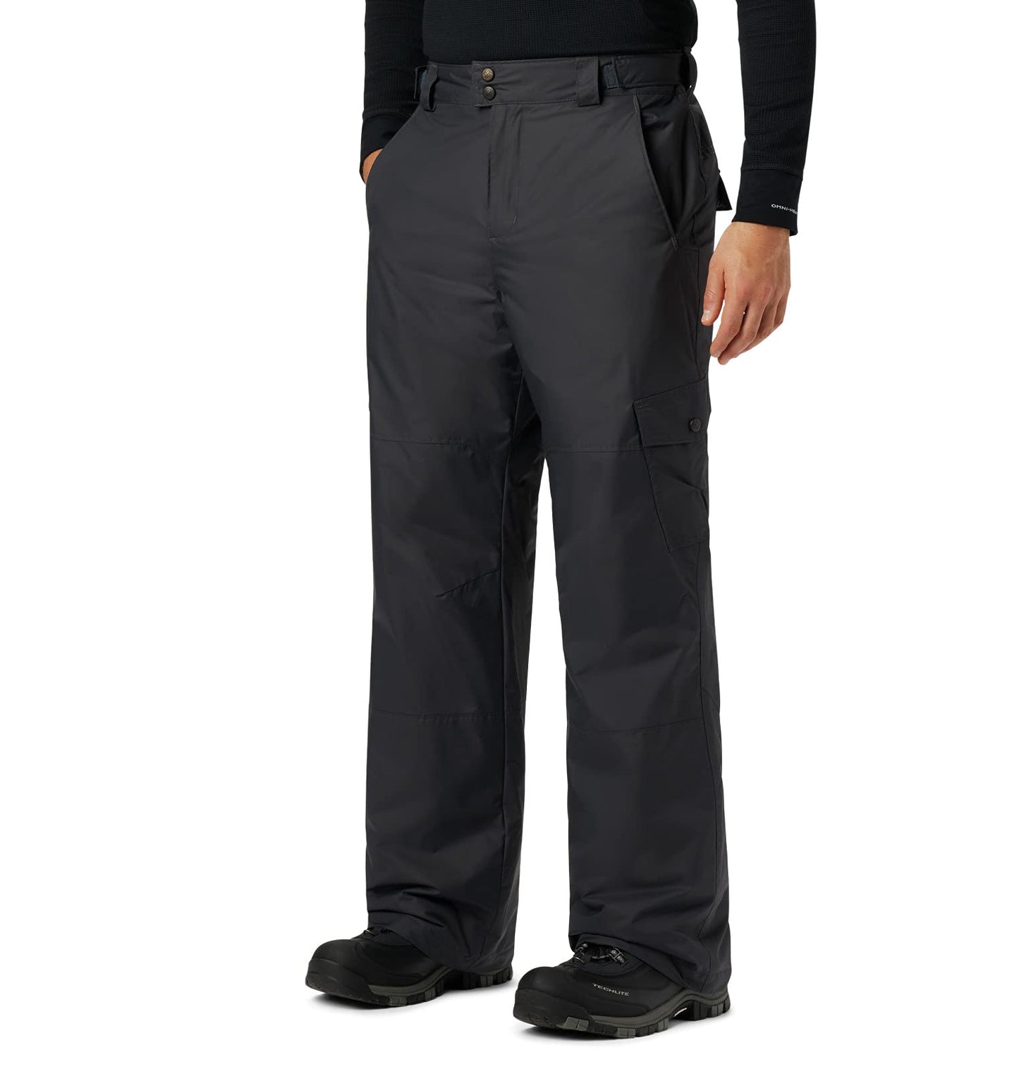 Columbia Men's Clothing Snow Gun Pant, Color Black Shark, Size Small