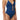 O'NEILL Women's Solid V-Neck Plunge One Piece Swimsuit ( Navy SP20, XS) - UFashionCLT