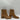Vince Women's Kaye Block Heel Booties Carmel Size 8.5M/39 - Very Good