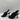 Vince Quest Women’s Leather Peep Toe Heels Black Size 7M/37 - Very Good