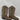 Twisted X Fancy Stitched Brown Leather Round Toe Pull On Western Boots Women 7.5 - Very Good