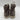 Men’s Balenciaga Paris Distressed Logo High-Top Sneakers Brown Size 45 - Very Good