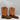 Twisted X Kid's Top Hand Western Boots Brown/Orange Size 6M - Very Good